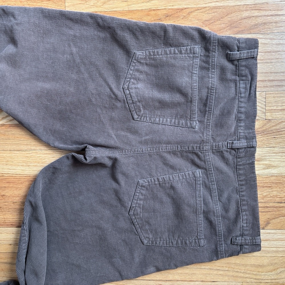 Paper Denim & Cloth Corduroy Pants Men's Brown Classic Straight Leg - 34X30 - Picture 6 of 12